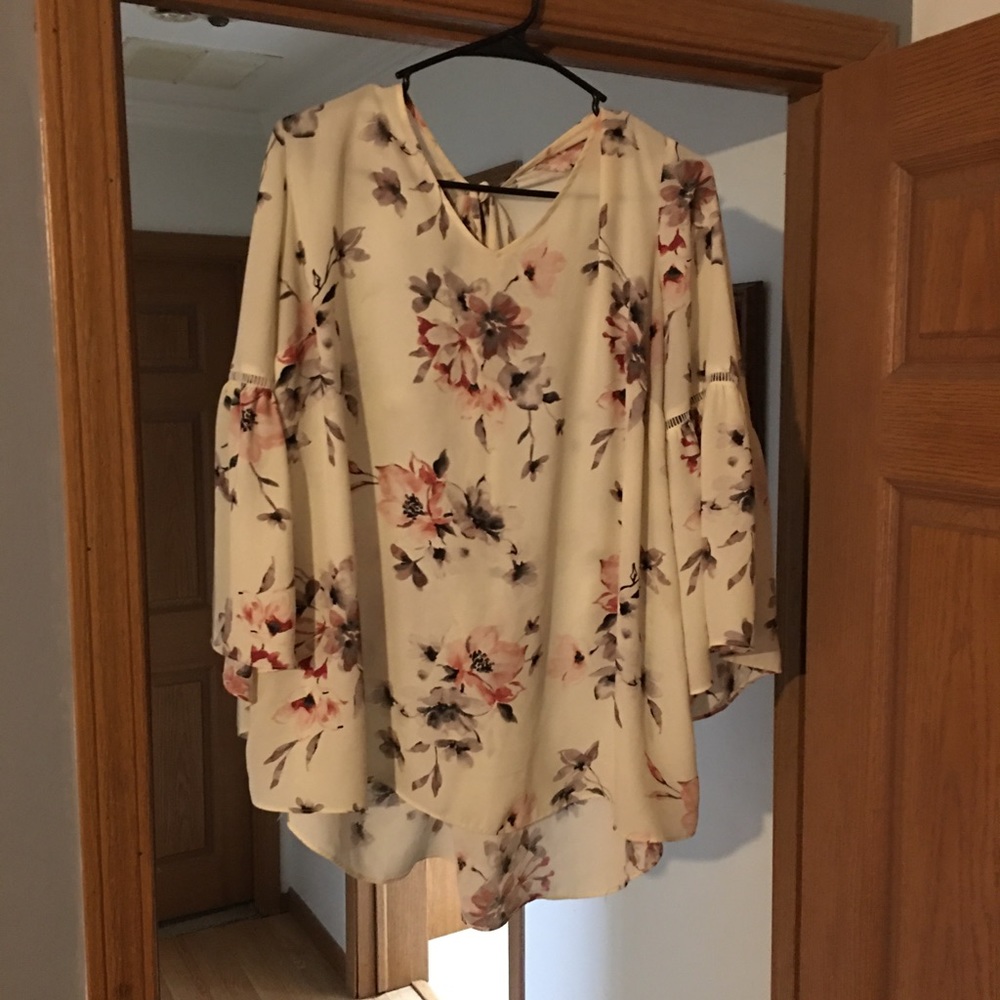 Flower Print Blouse
